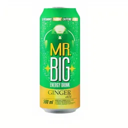 Big Bebida Energizante Ginger Ale 500 Ml Mr.