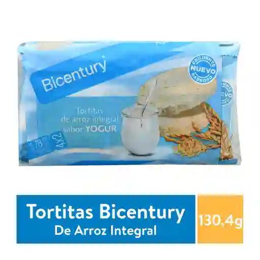 Bicentury Tortitas Arroz Integral Con Yogurt