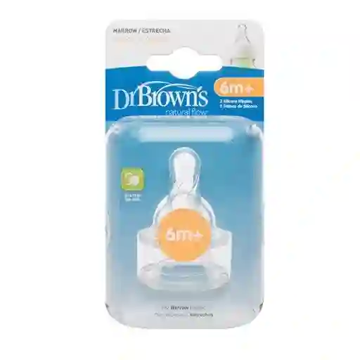 Dr. Browns Tetina Estándar Options+ 6M+ 2 Un 332