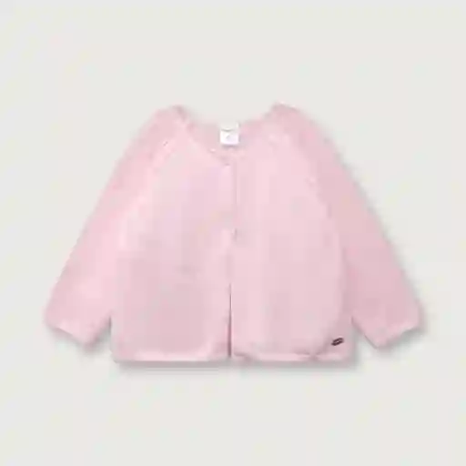 Chaleco Niña de Bebé Esencial Rosado Talla 9M Opaline