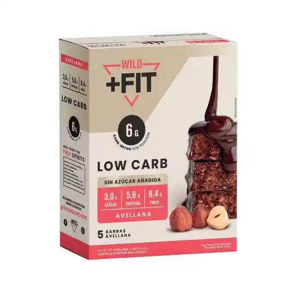 Wfit Barra Choco Avellana Low Carb