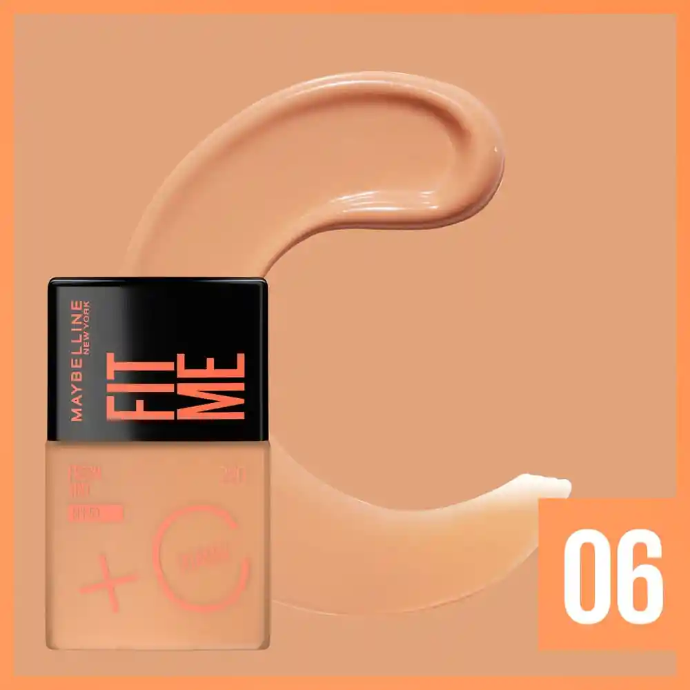 Maybelline Base de Maquillaje Fit me Fresh Tint Spf 50 06