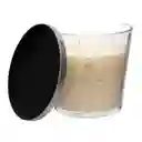 Vela Con Contenedor de Vidrio Vainilla 14 x 13 cm Casaideas