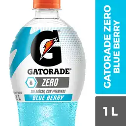 Gatorade Bebida Hidratante Zero Blue Berry 1 L