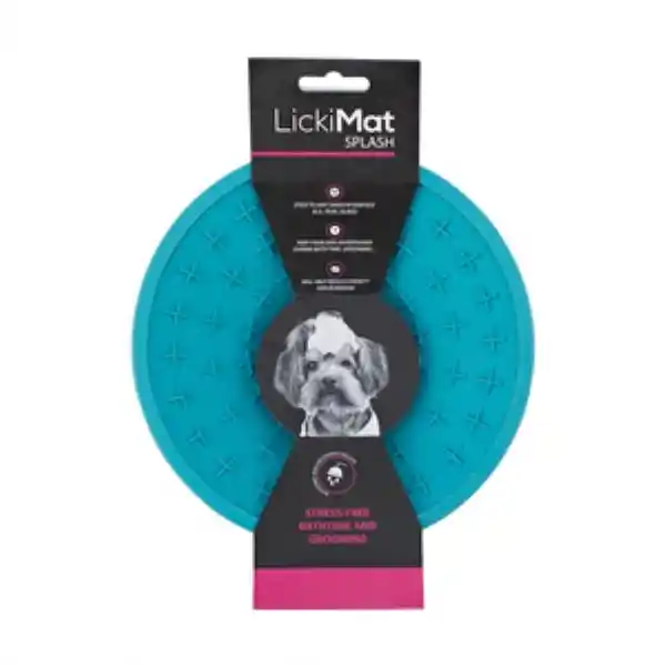 Lickimat Plato Perro Splash Interactivo Superficies Verticales