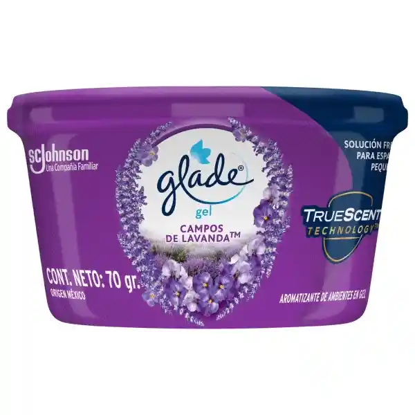 Desodorante Ambiental Glade Mini Gel Hogar Lavanda 70gr