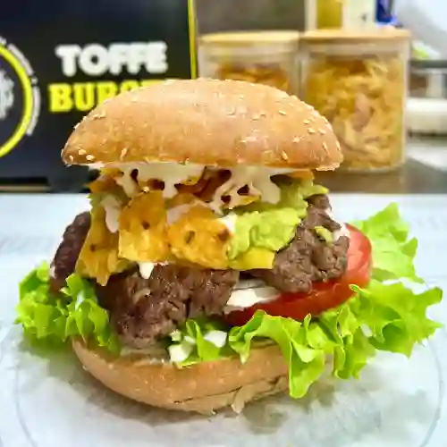 Taco Burger + Papas Fritas