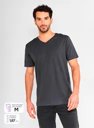 Marquis Polera Manga Corta vn Noos Negro Talla M