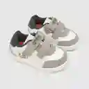 Zapatillas Dos Velcro Mickey Donald Niño Blanca Talla 18 Colloky