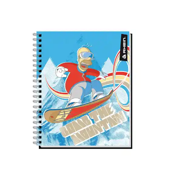 Cuaderno Rhein Universitario Simpson 100 Hojas