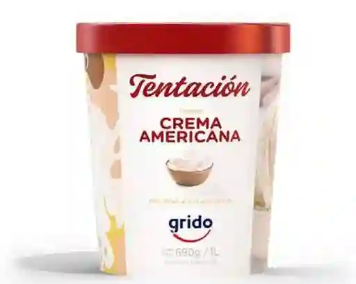 Tentación crema americana 1 lt