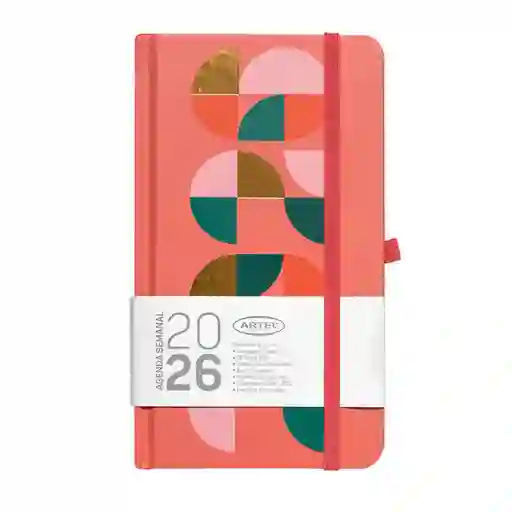 Artel Importado Agenda 2026 Semana a la Vista Chequera