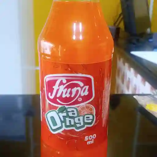 Bebida botella 500 cc. fruna orange