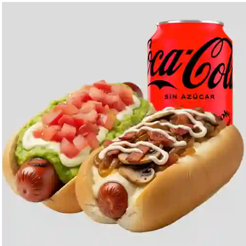 2 Completos y Bebida