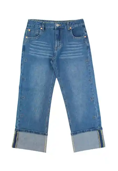 Jean Kids Palazzo Liberty 291 Niña Azul Talla 6 Años Ficcus