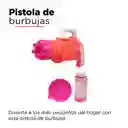 Miniso Pistola de Burbujas Con Seis Hoyos Rosa