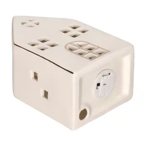 Adorno de Cerámica Navideño Con Luz Led 97 x 7 x 15 cm Casaideas