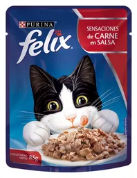 Felix Alimento Sensaciones de Carne en Salsa para Gato