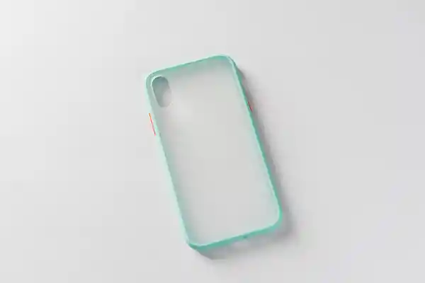 Case Borde Color Reforzada iPhone XR Verde Agua