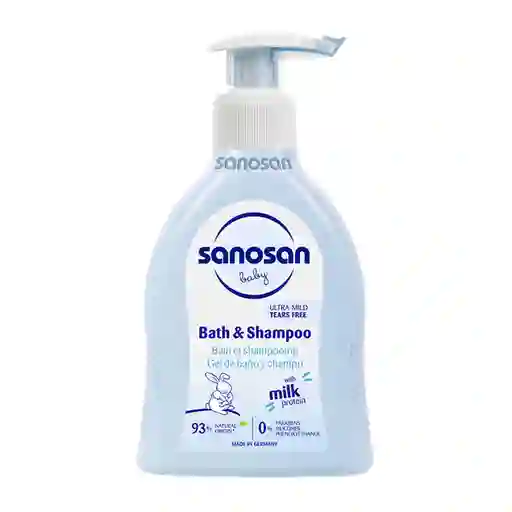 Gel Sanosan Baño Shampoo Bebes