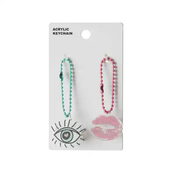 Llavero de Clip Acrilico Girl Series Para Notas Miniso