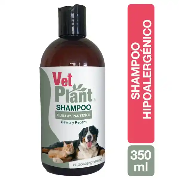 Vetplant Shampoo Mascotas Hipoalergénico Quillay Pantenol