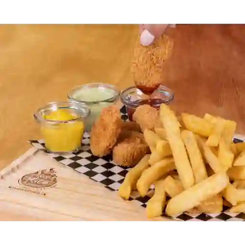12 Nugget con Papas