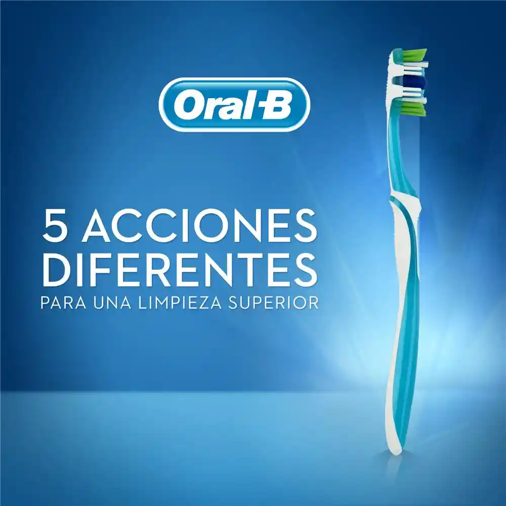 Oral-B Cepillo de Dientes Advanced 5 Acciones de Limpieza Suaves