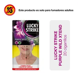Lucky Strike Cigarrillo Purple Wild Xtend