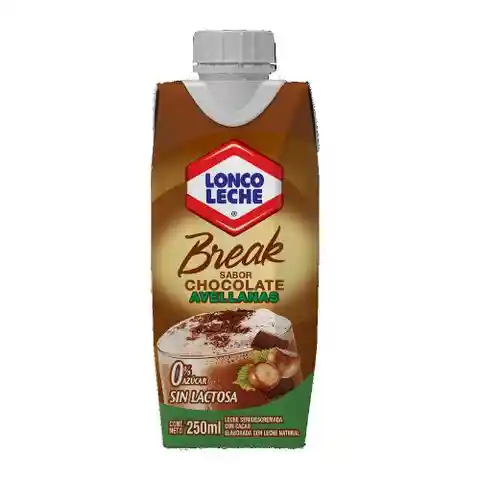 Loncoleche Leche Semidescremada Break Sabor Chocolate Avellanas