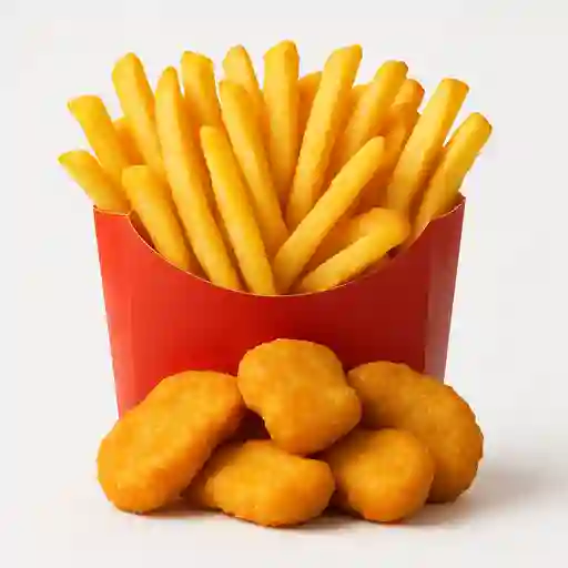 Papas con Nuggets