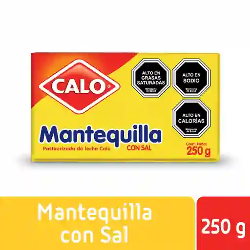 Calo Mantequilla con Sal Pasteurizada con Leche de Calo