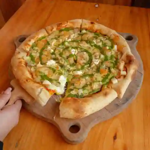 Pizza Camaron Al Ajillo Individual