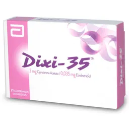Dixi-35 Anticonceptivo (2 mg/0.035 mg) Comprimidos Recubiertos