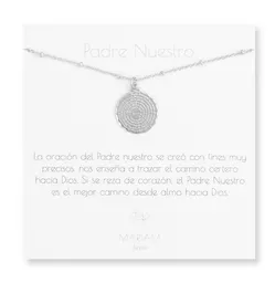 Collar Padre Nuestro Silver