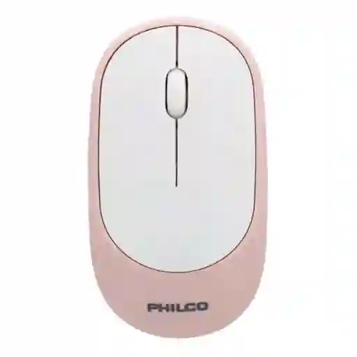 Philco Mouse Inalámbrico Blanco Rosado Spk7314