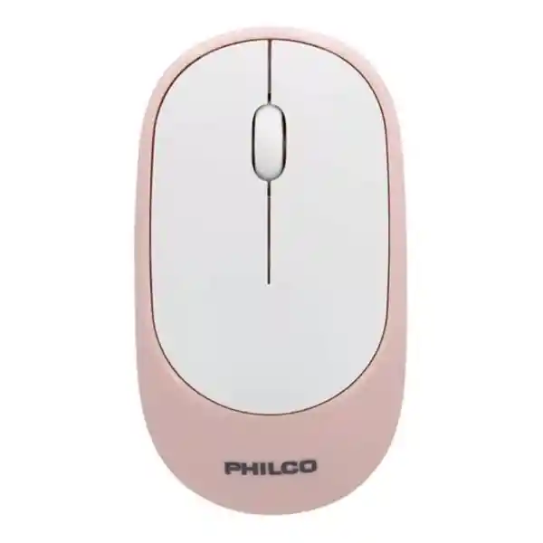 Philco Mouse Inalámbrico Blanco Rosado Spk7314