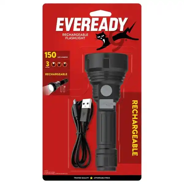 Eveready Linterna Mano Recargable Ion Light