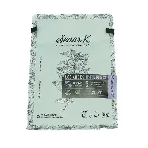 Señor K Café Blend Andes Intenso Molido
