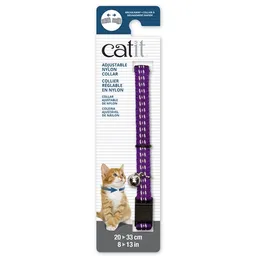 Catit Collar Ajustable Reflectante Purpura