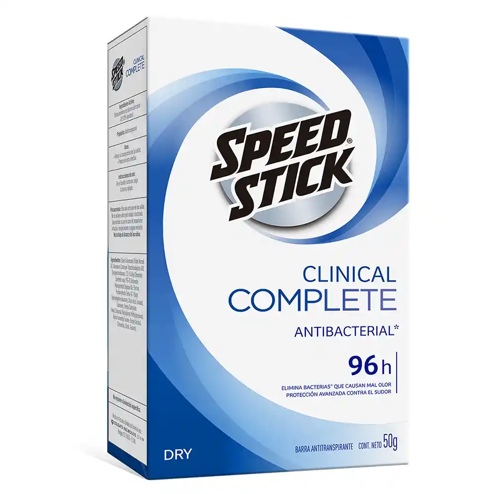 Speed Stick Desodorante Clinical Complet Dry Barra