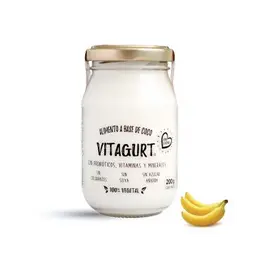 Yogurt Vegetal Vitagurt (sabor Plátano)