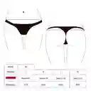 Bikini Calzón Colales Culote Blanco Talla M Samia