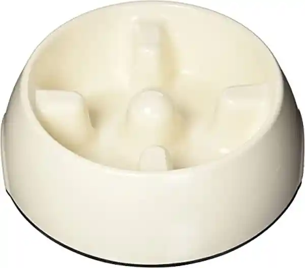 Dog it Plato Anti Gulping Blanco Large L