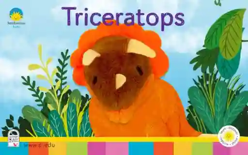 Triceratops Puppet Book - 1005910 - Cottage Door Llfp