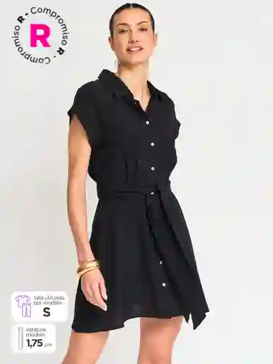 Marquis Vestido Eton e Negro L S25