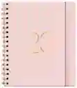 Agenda Pu Espiral Cuaderno Diaria Rosa