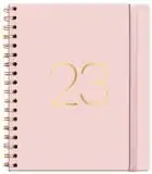 Agenda Pu Espiral Cuaderno Diaria Rosa