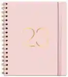 Agenda Pu Espiral Cuaderno Diaria Rosa