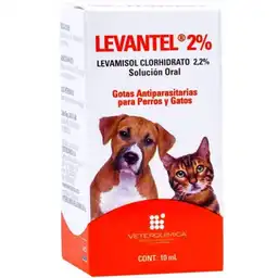 Levantel 2% Perros Y Gatos Gotas 10 Ml